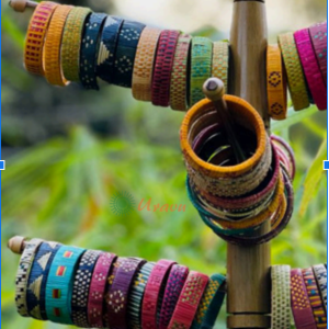 Bamboo Bangle Weaved